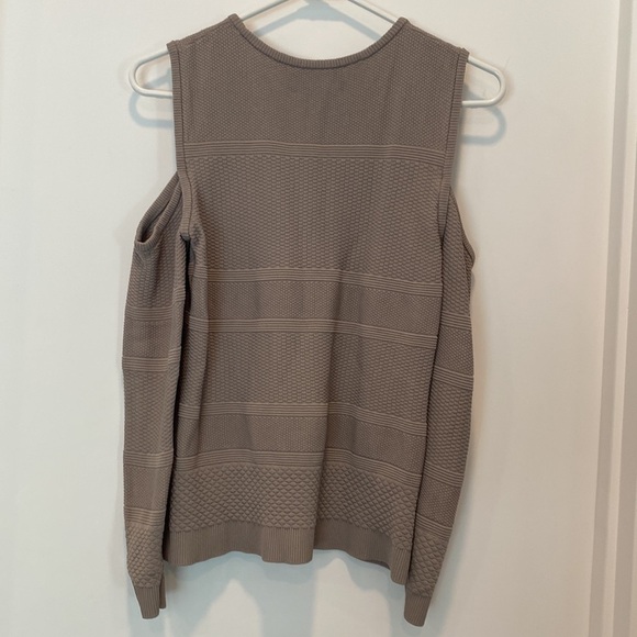 Nicole Miller Artelier Cold Shoulder body con sweater Small - Picture 6 of 7